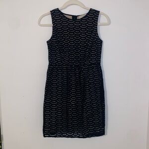 Ann Taylor Loft Petites Black Embroidered Eyelet Cocktail Dress - size 2